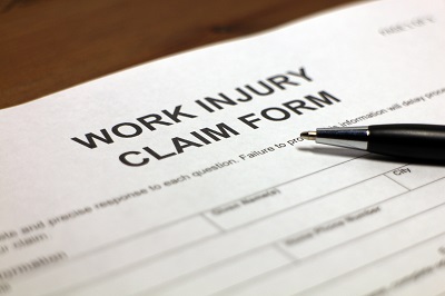 image of work injury form