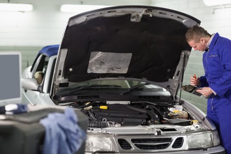 checking on car