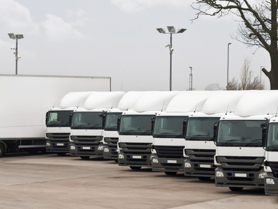 delivery trucks